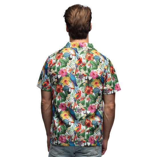 Hawaii T-shirt Tropical Dieren - Strandfeest - Volwassenen