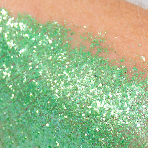 Grimas Crystal Flakes - Groen 740 - 9 gram