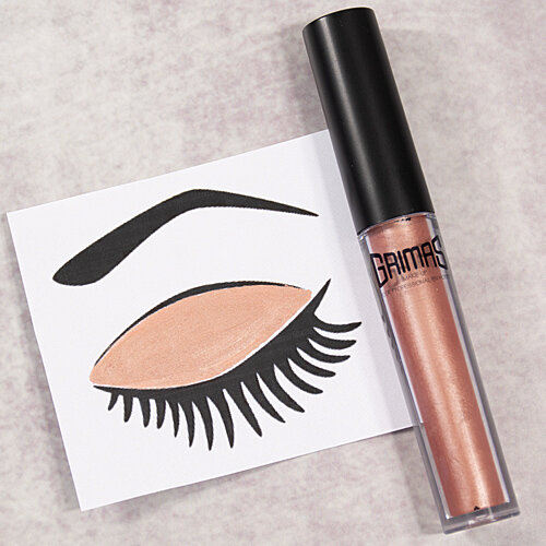 Grimas Liquid Eyeshadow - Matte Peach 758 - 3ml