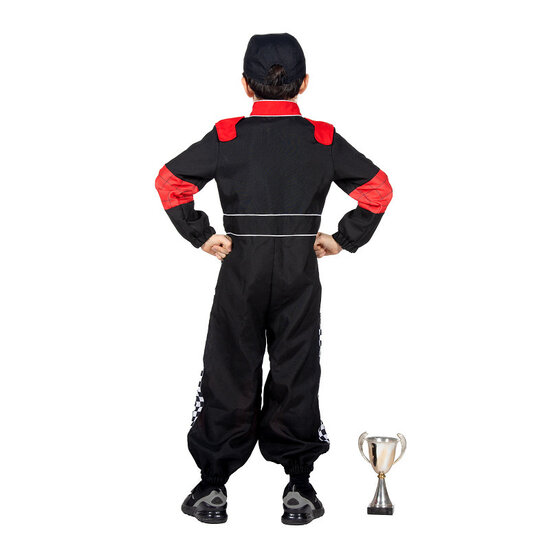 Race Overall Max - Kostuum Racing met Pet - Kinderen