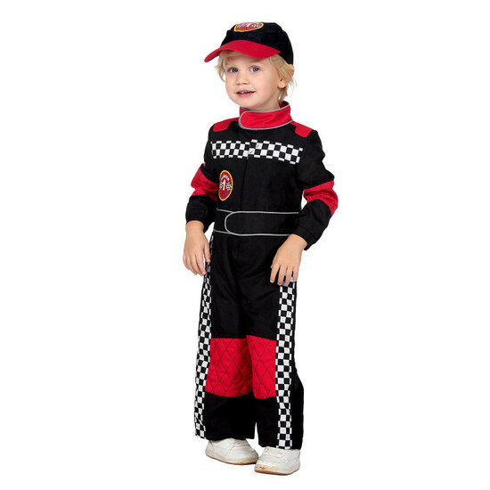 Race Overall Max - Kostuum Racing met Pet - Kinderen