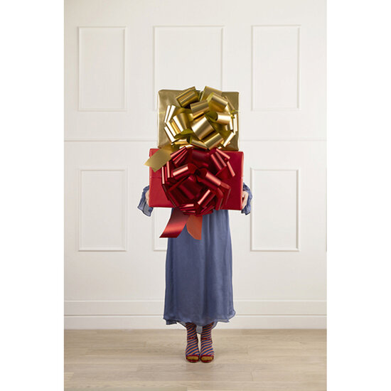 Decoratie Trekstrik Luxe XXL - Rood - 40 cm