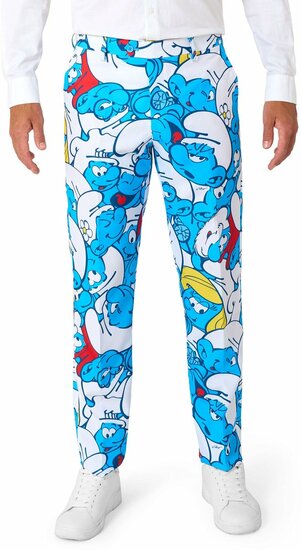 Opposuits - Carnavalskleding Heren - The Smurfs 3-delig