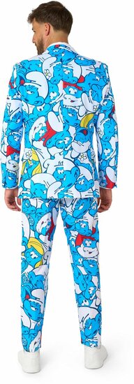 Opposuits - Carnavalskleding Heren - The Smurfs 3-delig