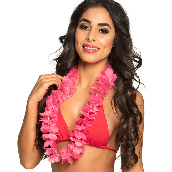  Hawaii Krans - Strandfeest Kahoku - Vrijgezellenfeest - Roze