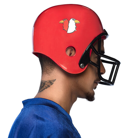 American Football Helm Rood - Volwassenen