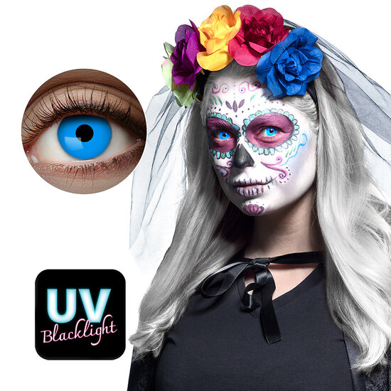 Blauwe kleurlenzen UV