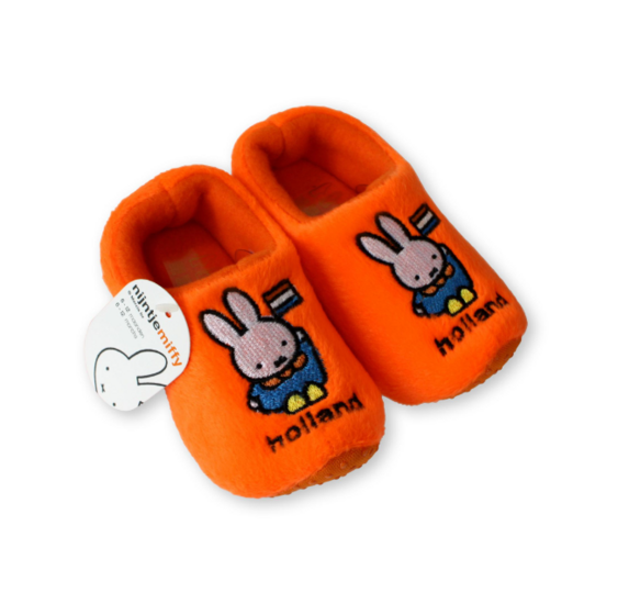 Klompsloffen Nijntje - Klomppantoffel Holland Oranje