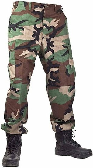 Leger broek camouflage volwassenen
