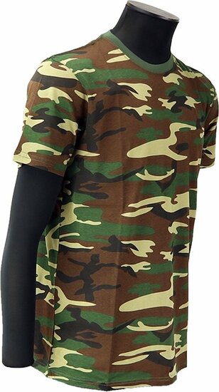 Leger t-shirt camouflage unisex