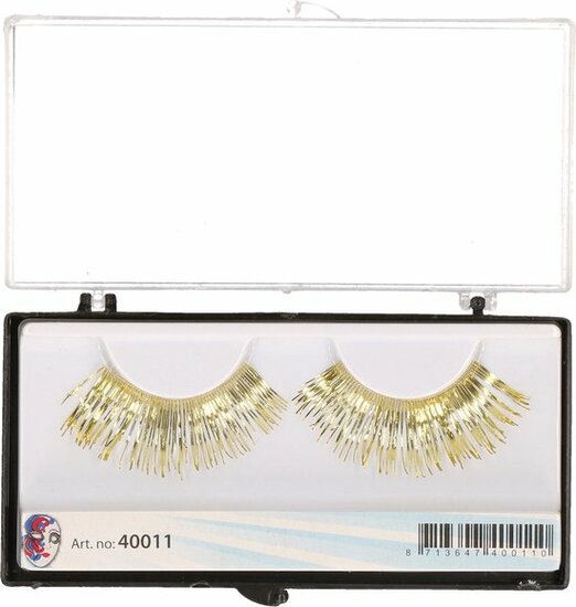 Wimpers goud metallic