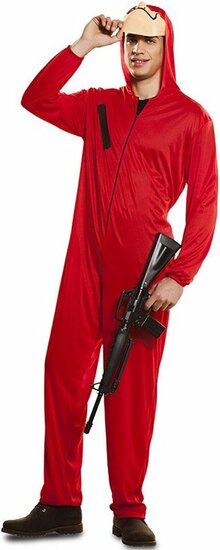 La casa de papel overall rood
