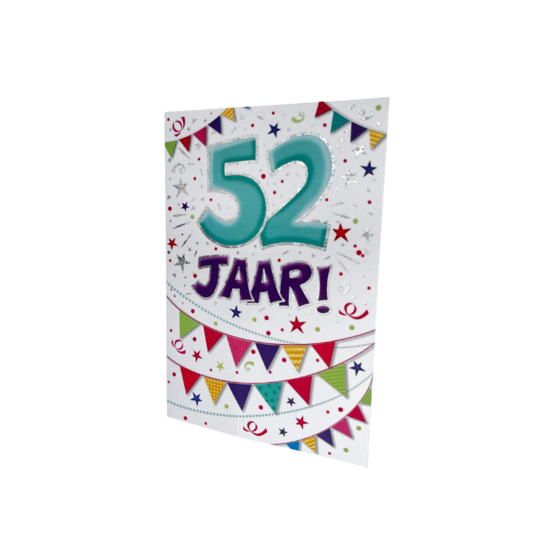 Verjaardagskaart That funny age 52 jaar