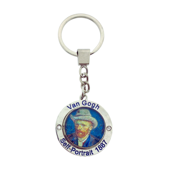 Sleutelhanger mono spinning van gogh zelfportret