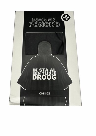 Poncho Zwart - Ik sta al een tijdje droog - Volwassenen