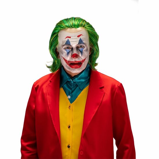 Grazy Clownspruik Kaalkop - Groen Haar - Bekende Personages