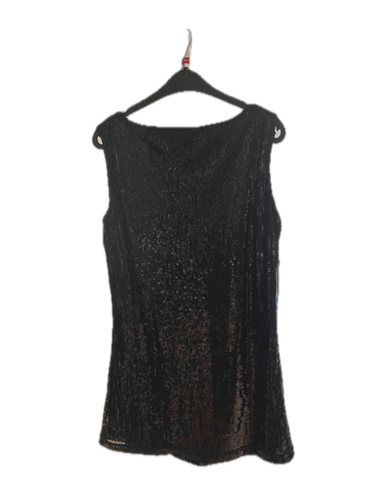Tweedekans - Jurk Zwart Glitters - Dames - L