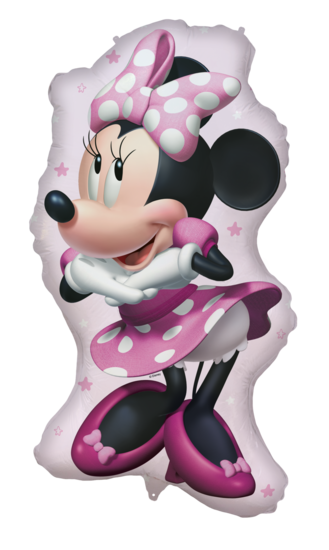 Folieballon - Minnie Mouse Full Body - 89 cm - Helium- en Luchtvulling