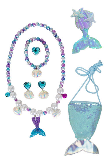 Set zeemeermin - Blauw- Paars Kit - Kinderen