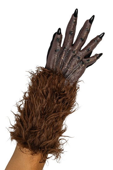 Weerwolf Handschoenen - Halloween Harige Wolf - Volwassenen