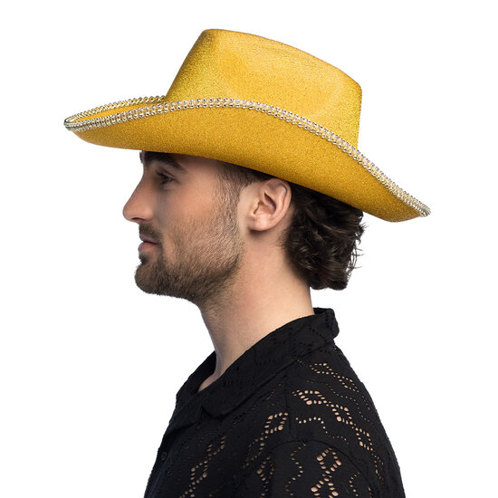 Cowboyhoed Charly Goud - Fout Feest - Volwassenen 