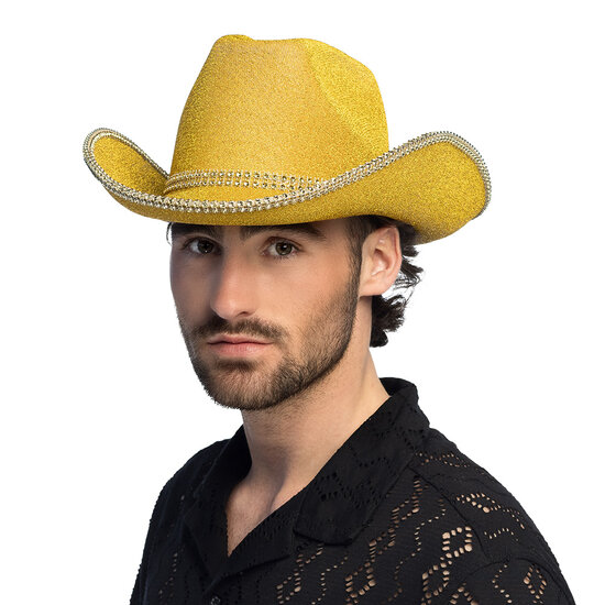 Cowboyhoed Charly Goud - Fout Feest - Volwassenen 