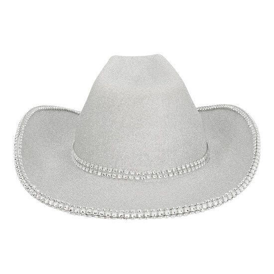 Cowboyhoed Charly Zilver - Fout Feest - Volwassenen 
