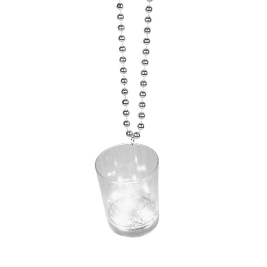 Shotglas Ketting met Licht - 18+ Drink Glas - LED Assorti