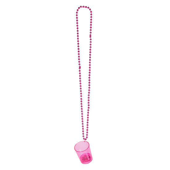 Shotglas Ketting met Licht - 18+ Drink Glas - LED Assorti