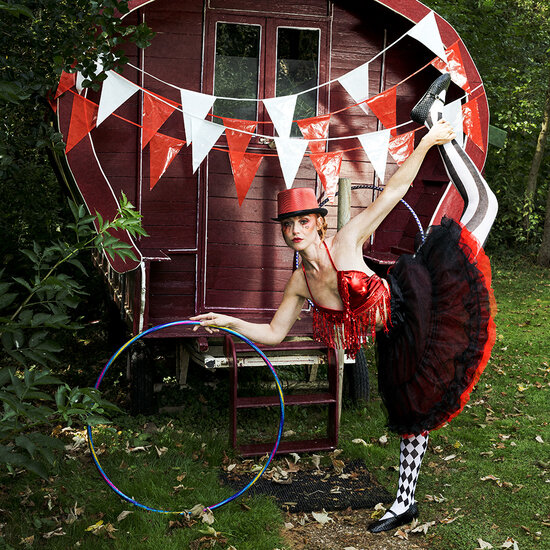Halloween Panty - Jester - Zwart-Wit