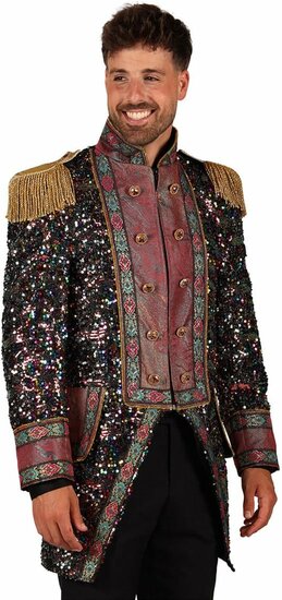 Thetru Carnavalsjas Heren - Sequin Party - Disco Jas