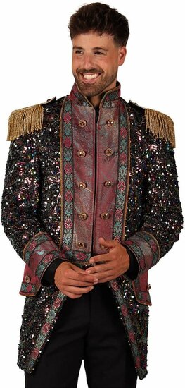 Thetru Carnavalsjas Heren - Sequin Party - Disco Jas