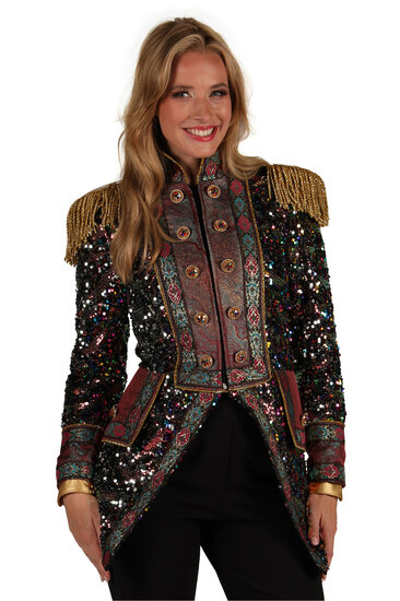 Thetru Carnavalsjas Dames - Sequin Party - Disco Jas