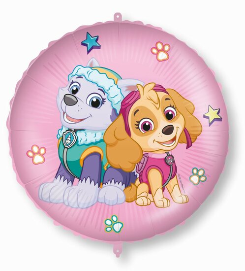 Folieballon - Paw Patrol Skye en Everst - 45 cm - Helium- en Luchtvulling