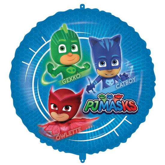 Folieballon - PJ Masks - 45 cm - Helium- en Luchtvulling