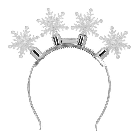 LED Diadeem Snowflake - Volwassenen