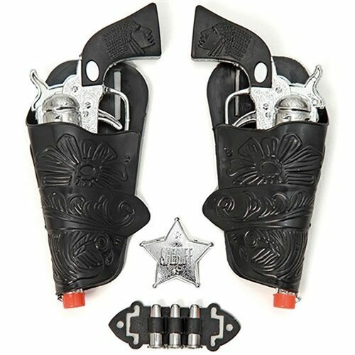 Cowboy Pistolen Set - 5-delig - 2 stuks - Kinderen