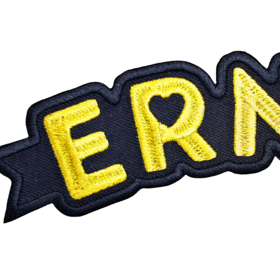 026 Embleem - Ernem Goud Gebogen - 20 cm