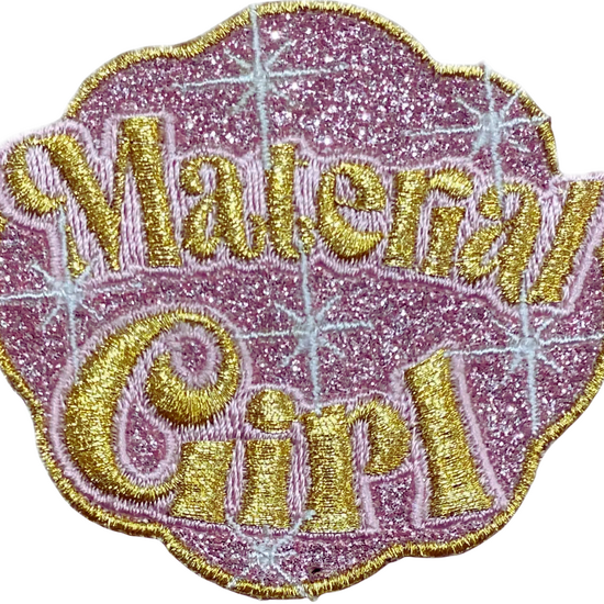 Embleem Oeteldonk - Material Girl -  Goud Roze 
