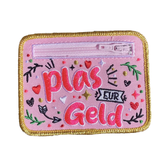 Embleem Oeteldonk - Plas Geld - Roze