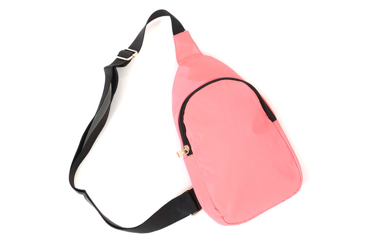 Tasje Fluor Roze  - Jaren 80 en 90 Disco