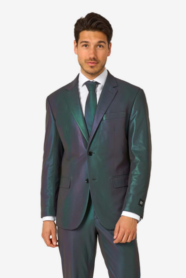 Opposuits - Carnavalskleding Heren -  Reflective Perfective 3-delig
