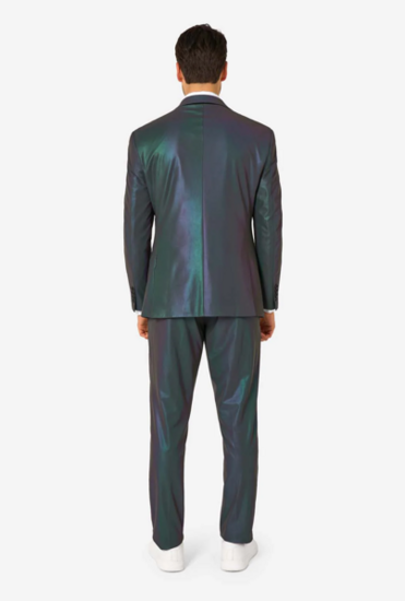 Opposuits - Carnavalskleding Heren -  Reflective Perfective 3-delig