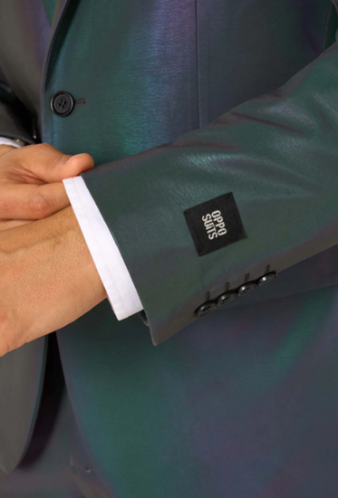 Opposuits - Carnavalskleding Heren -  Reflective Perfective 3-delig