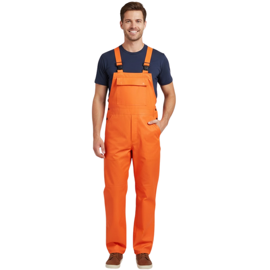 Tuinbroek Oranje - Polyester Katoen - Volwassenen