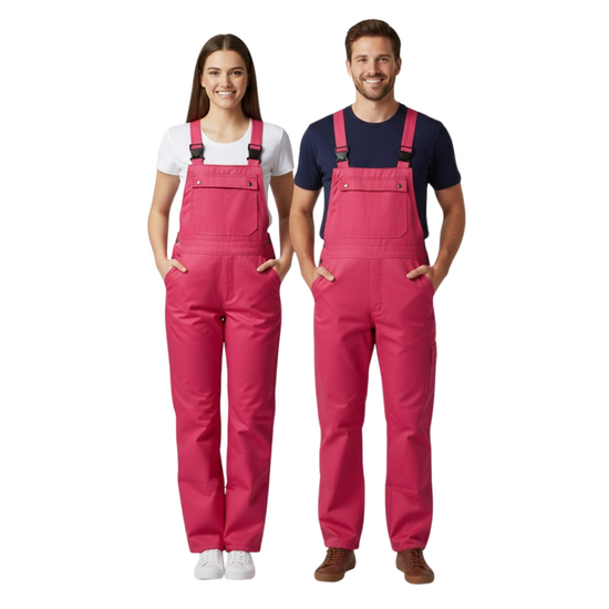 Tuinbroek Roze - Polyester Katoen - Volwassenen