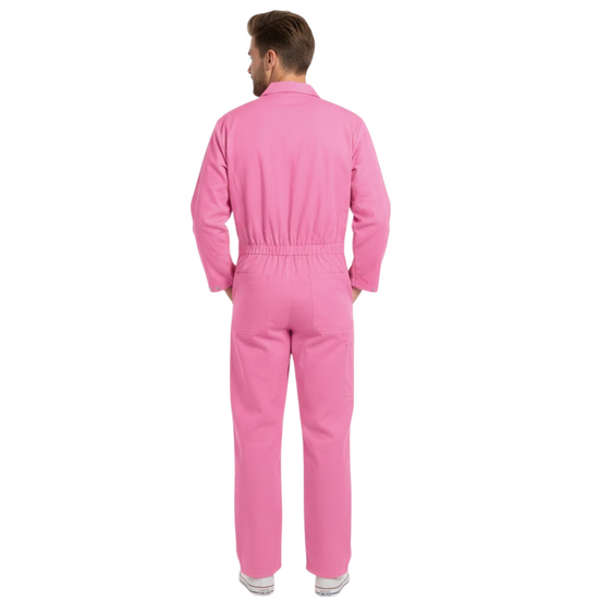 Overall Roze - Jumpsuit Polyester Katoen - Volwassenen