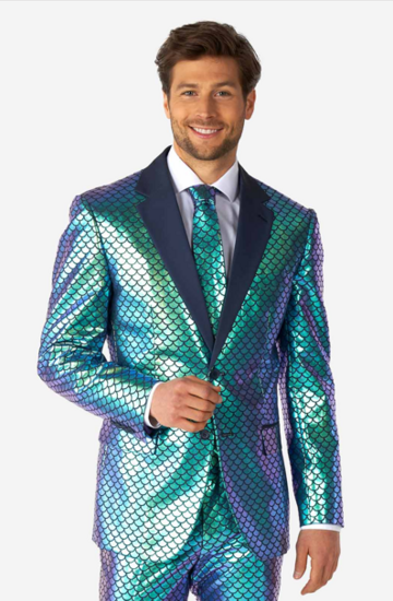 Opposuits - Carnavalskleding Heren -  Fancy Fish 3-delig