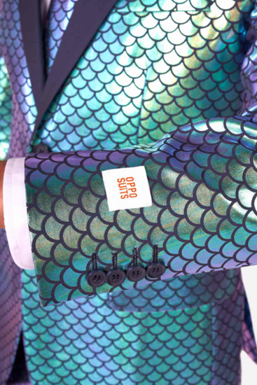 Opposuits - Carnavalskleding Heren -  Fancy Fish 3-delig