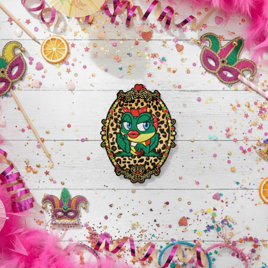 Oeteldonk Carnavalsjas Kort Zwart - Met Emblemen - Dames